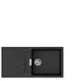 Hansgrohe-HG-S52-S520-F480-Einbauspuele-mit-automatischer-Ablaufgarnitur-Graphitschwarz-43358170 gallery number 1